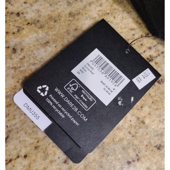 New! Dare 2b Mens M EU 48-50" Lightweight Quick Dry Black DMU355 Cyclical Short - Picture 12 of 16